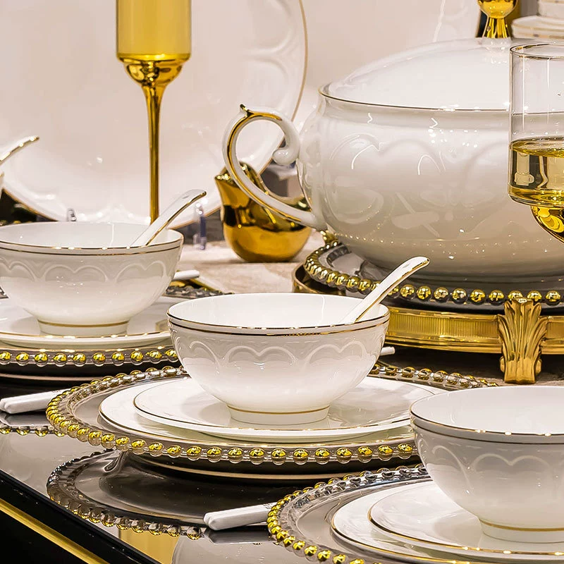 Porcelain Dinner Plate tableware view 4