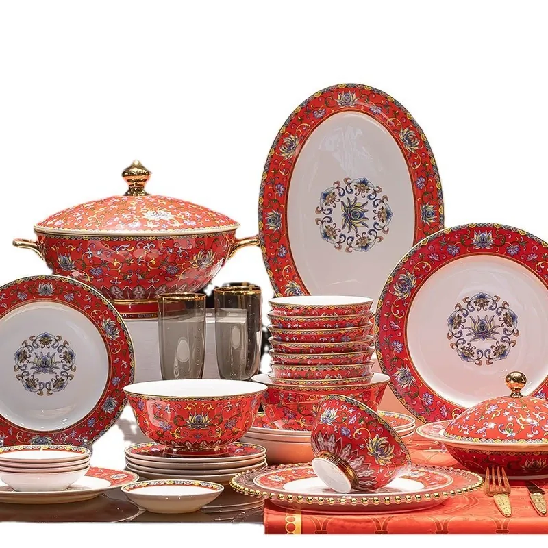 Bone China Dinnerware Set tableware view 5