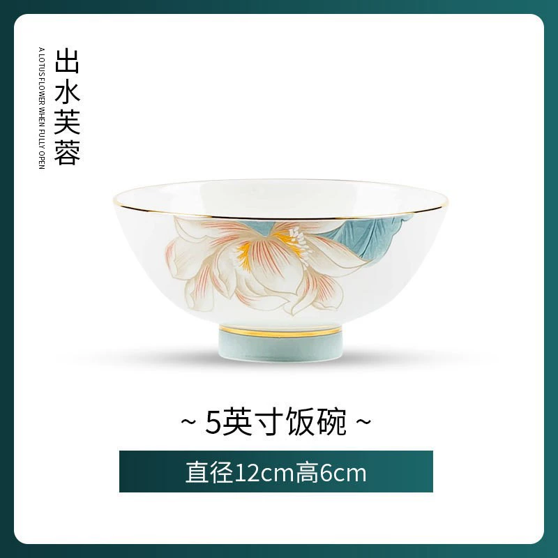 Plato de porcelana de hueso tableware view 12