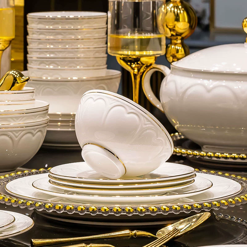 Bone China Dinnerware Set tableware view 2
