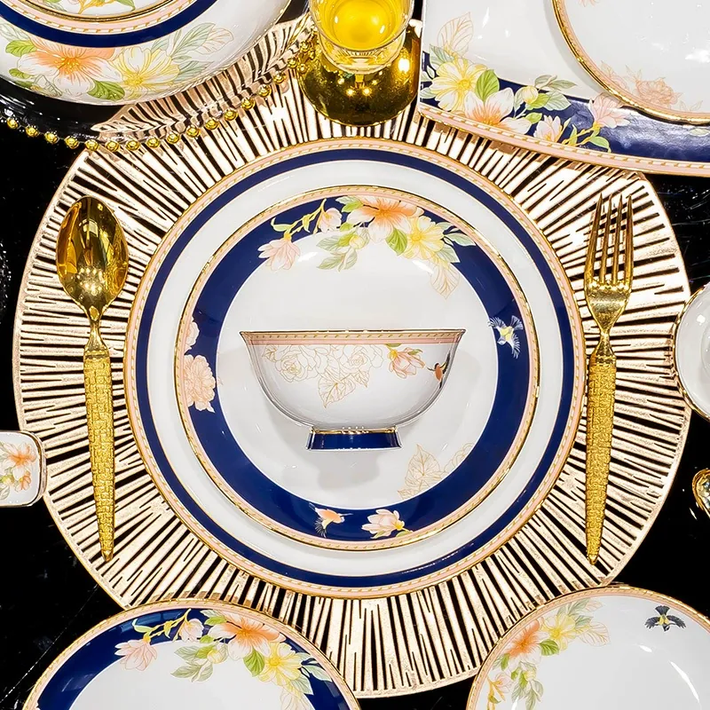 طبق عشاء بورسلين عظمي tableware view 3