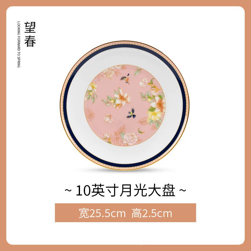 طبق عشاء بورسلين عظمي tableware view 9
