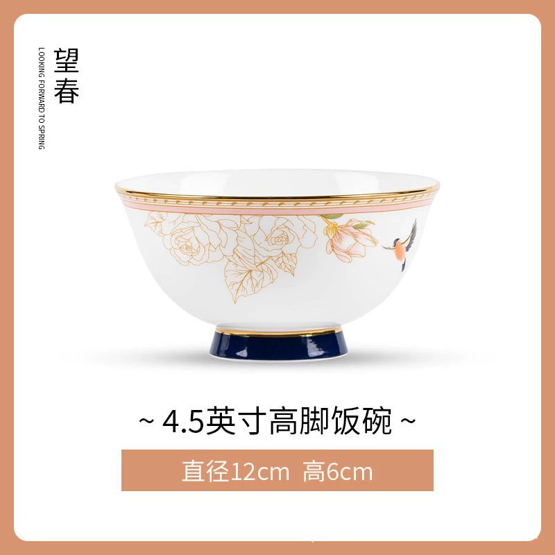 طبق عشاء بورسلين عظمي tableware view 11
