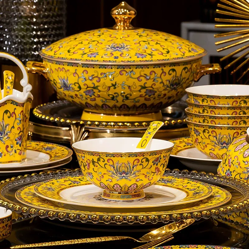 Bone China Dinnerware Set tableware view 2