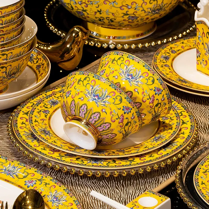 Bone China Dinnerware Set tableware view 4