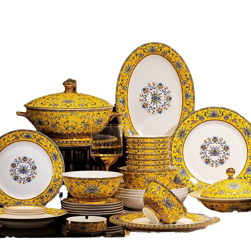 Bone China Dinnerware Set tableware view 5