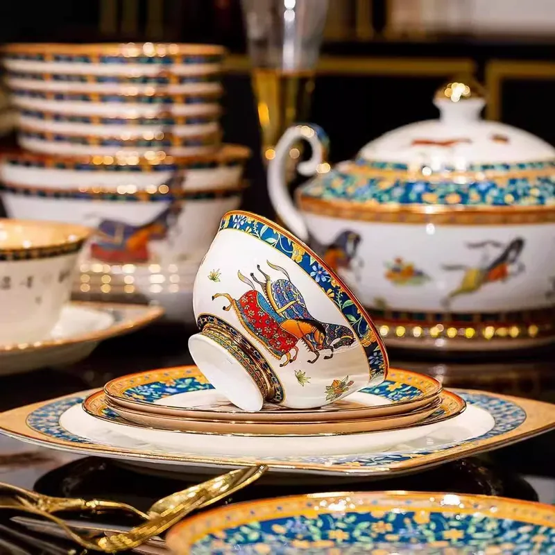 본차이나 식기 세트 tableware view 3