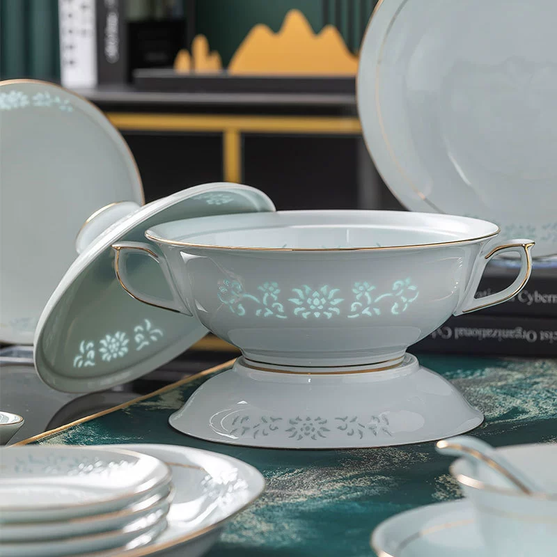 Porcelain Dinnerware Set tableware view 3