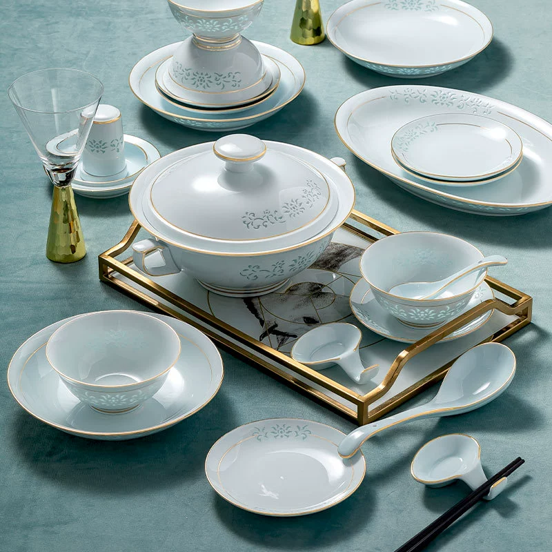 Porcelain Dinnerware Set tableware view 4