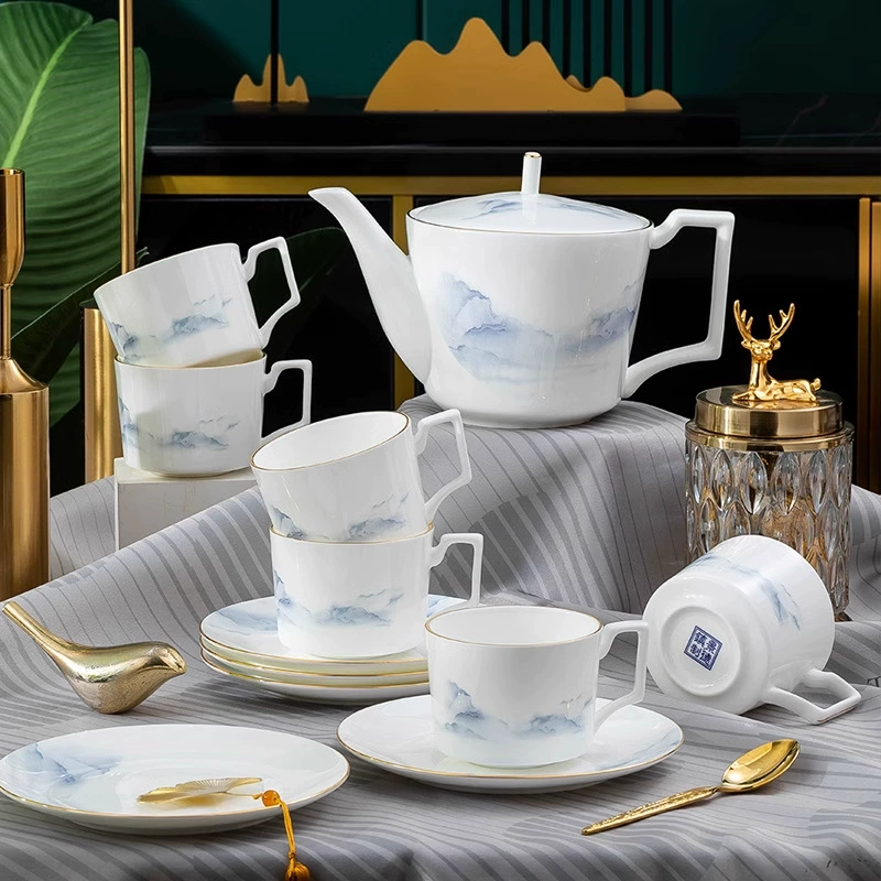 Porcelain Tea Set tableware view 2