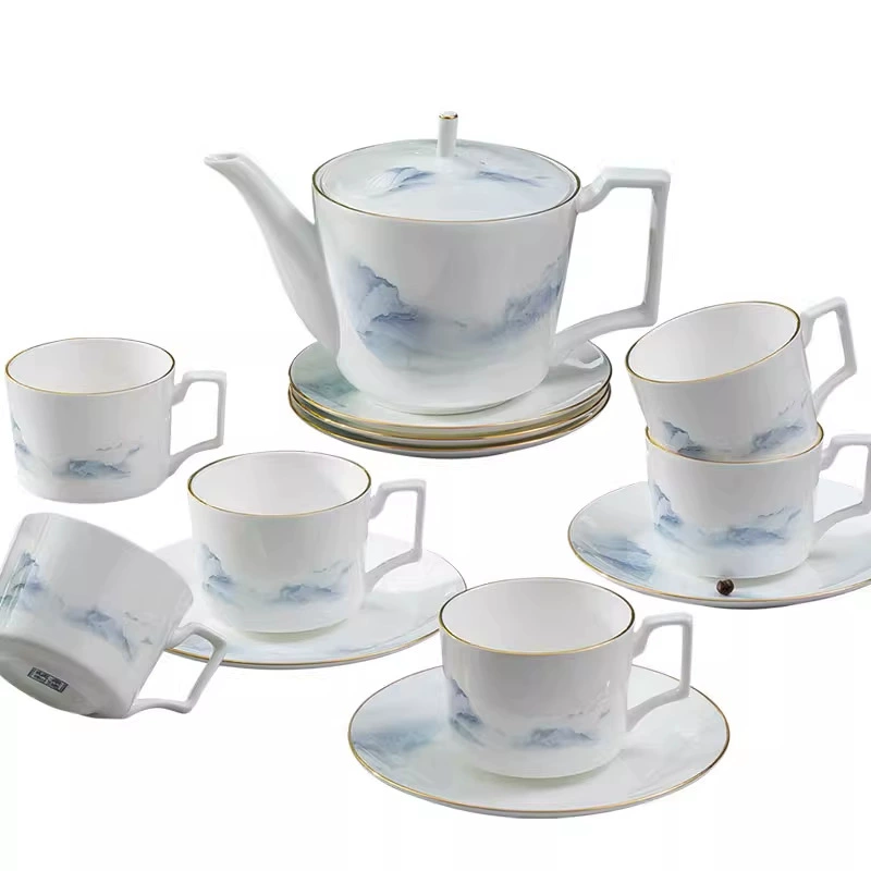 Porcelain Tea Set tableware view 5