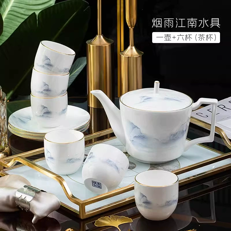 Porcelain Tea Set tableware view 7