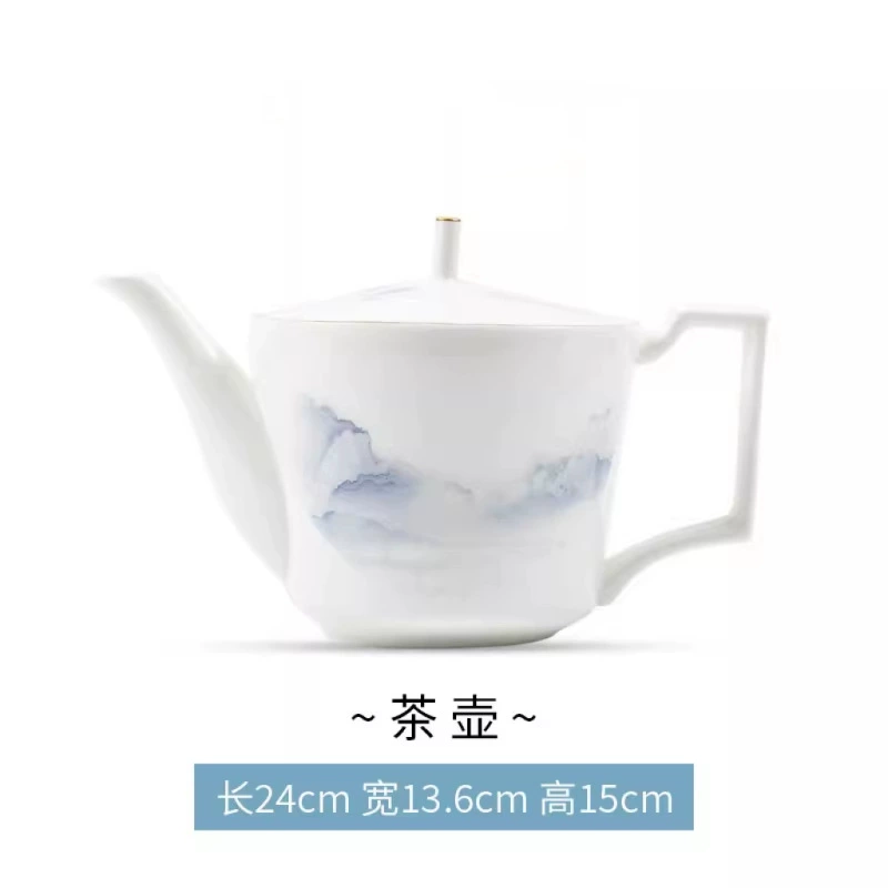 Porcelain Tea Set tableware view 8
