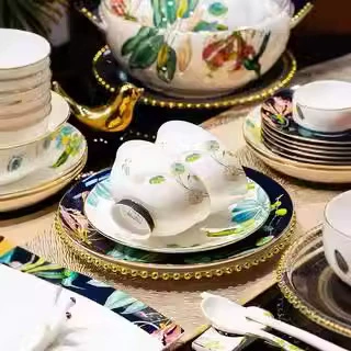 Bone China Dinnerware Set tableware view 4