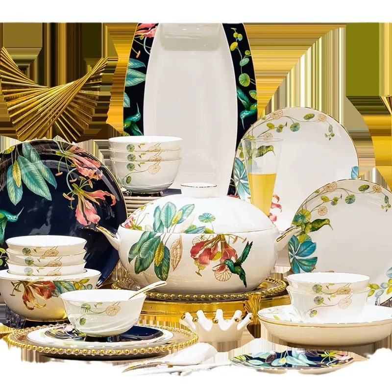 Bone China Dinnerware Set tableware view 5