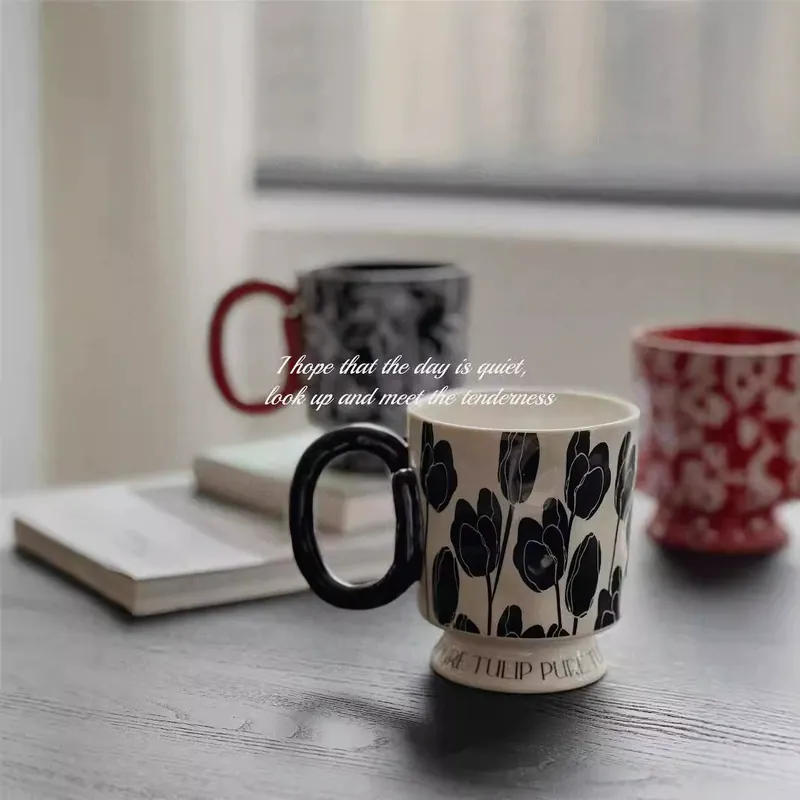 Ceramic High-Foot Mug with Gift Design