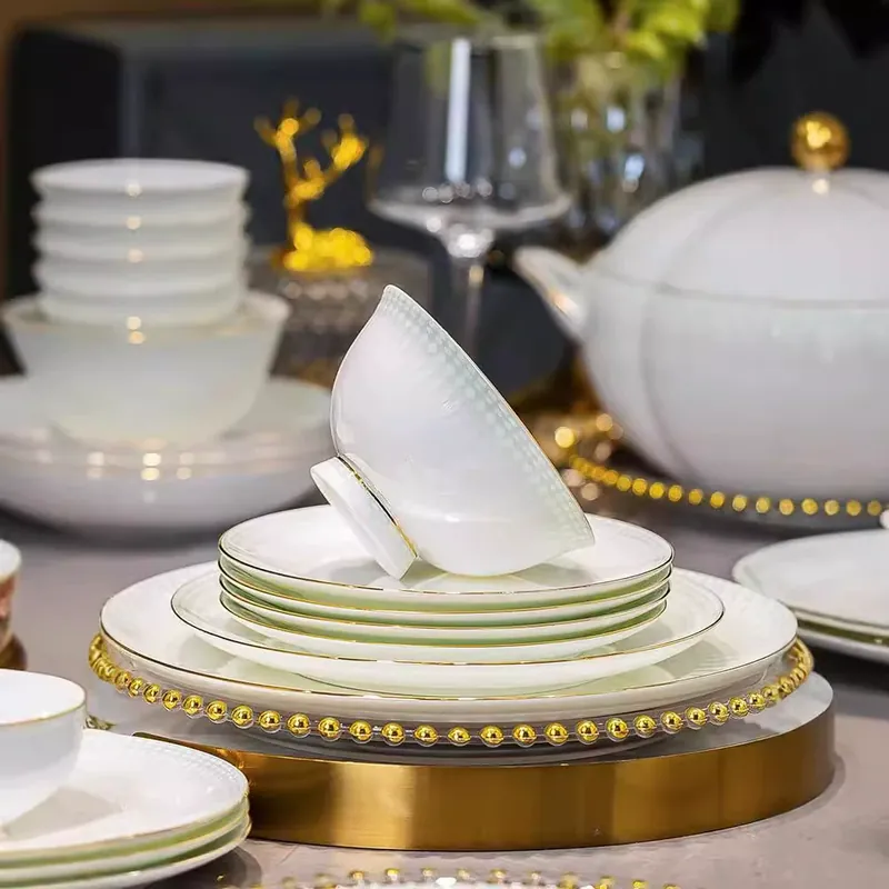 Bone China Dinnerware Set tableware view 3