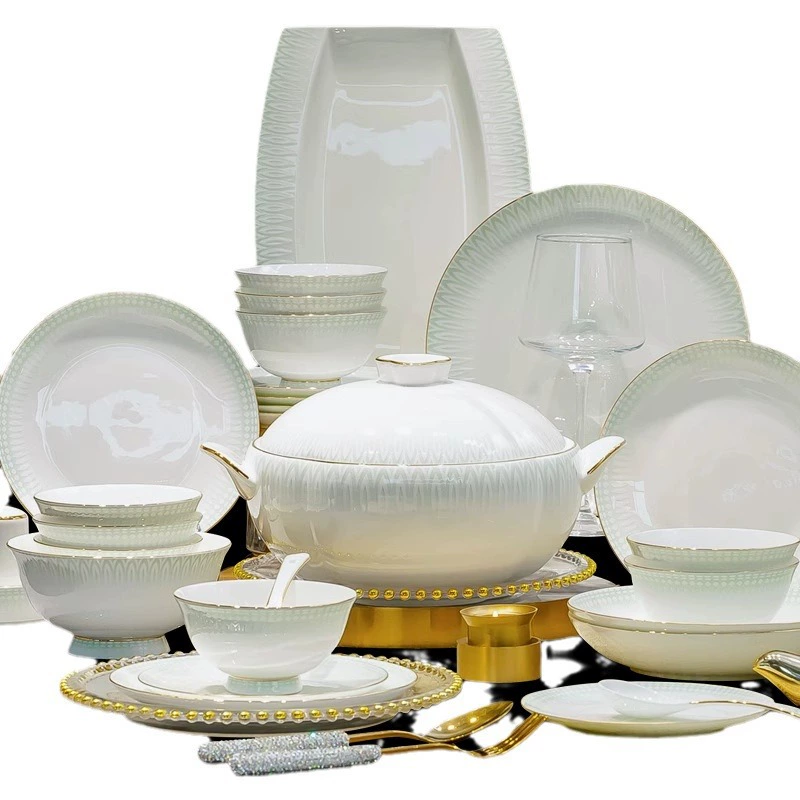 Bone China Dinnerware Set tableware view 5