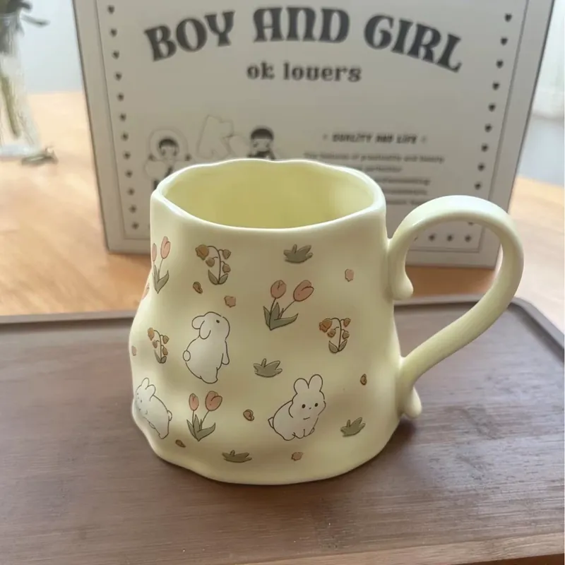 Pastel Tulip Ceramic Mug