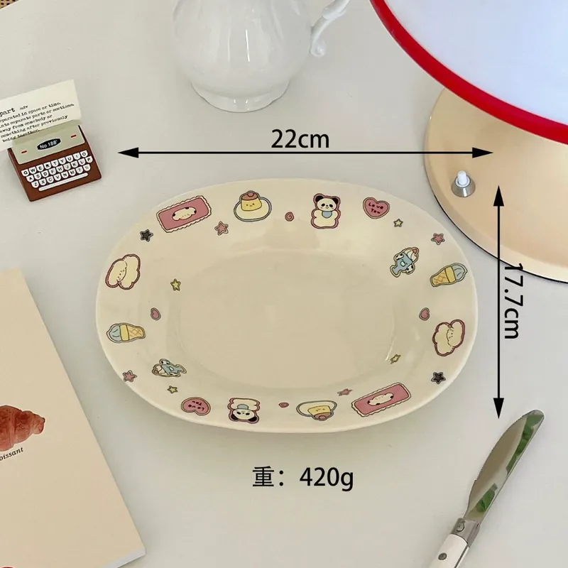 Пиала для риса из керамики с мультяшным животным tableware view 6