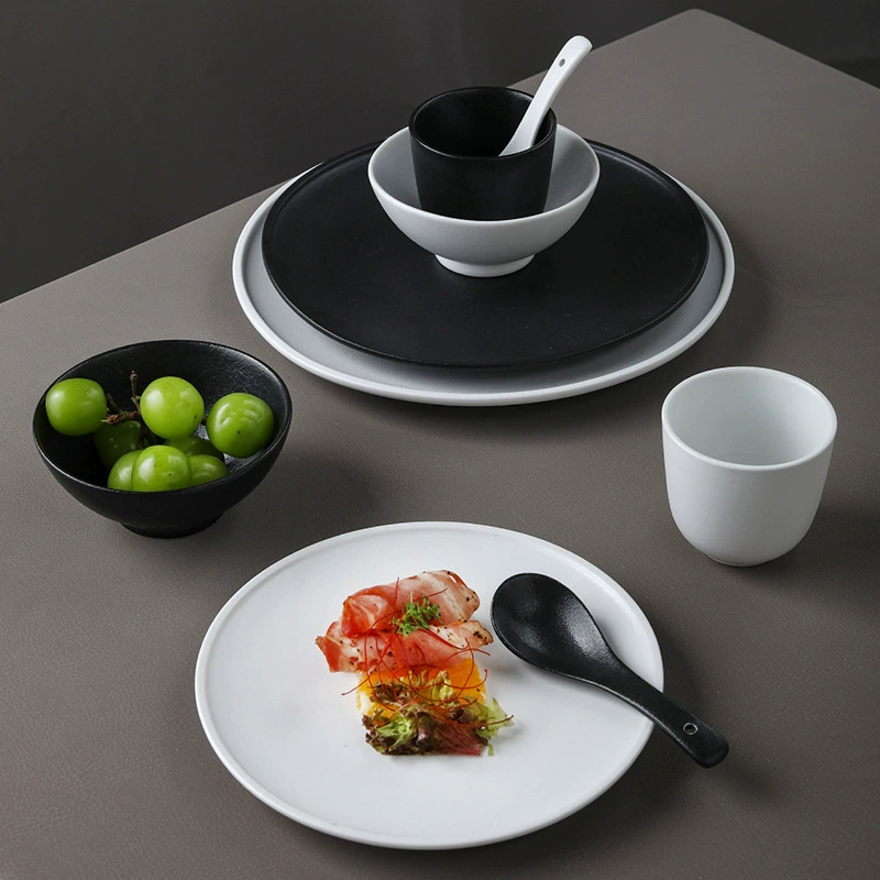 Ceramic Dinnerware Set with Bowls and Plates