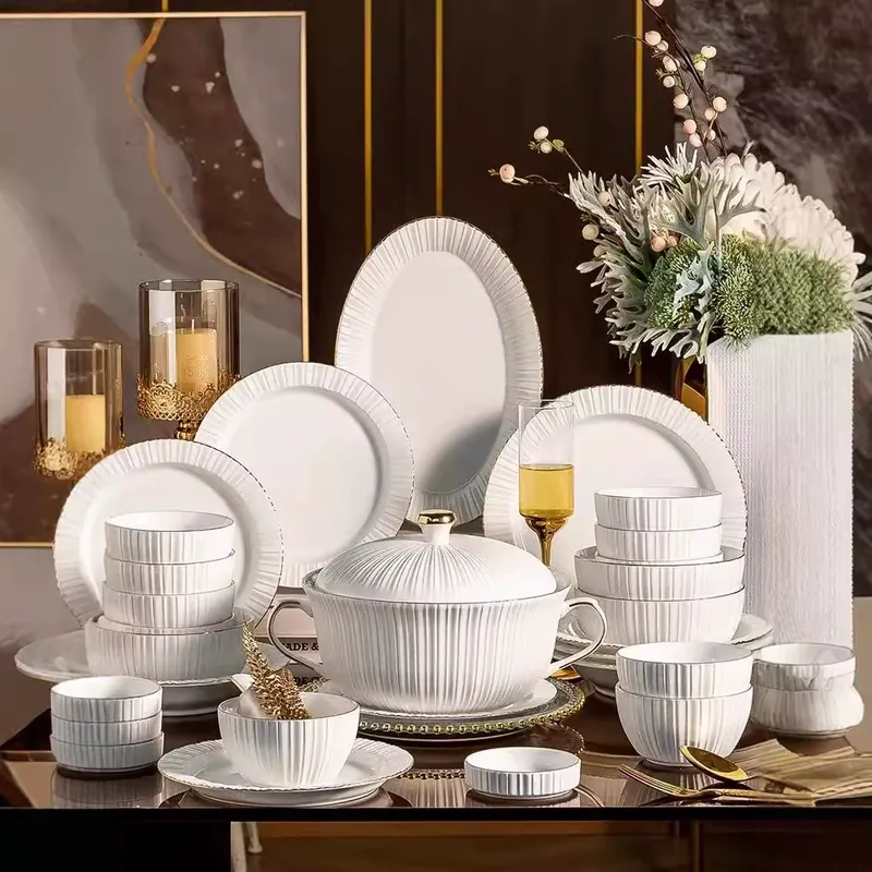 Porcelain Dinnerware Set tableware view 2