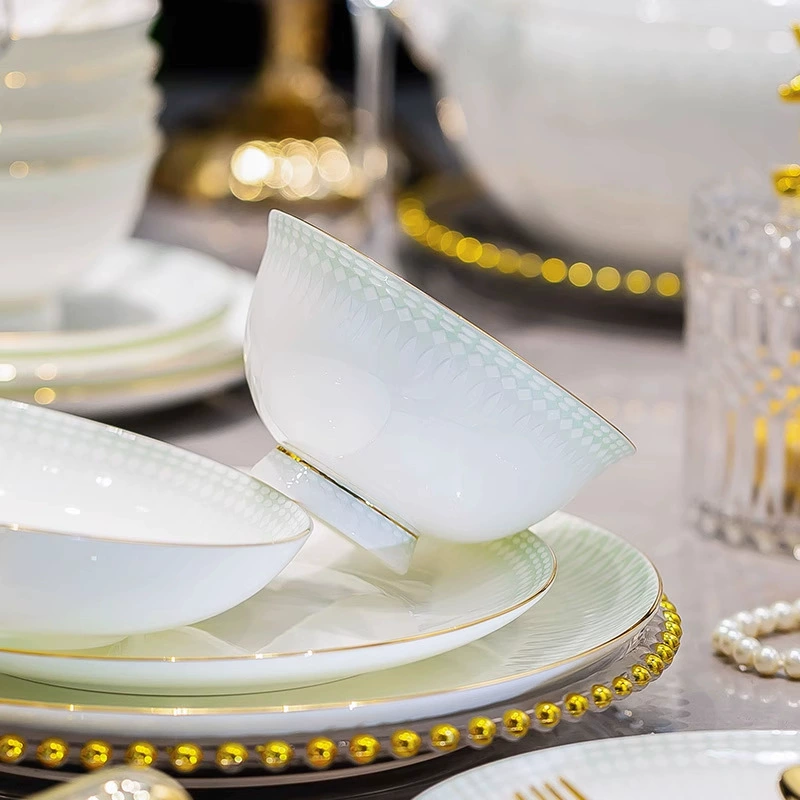 Bone China Rice Bowl tableware view 2