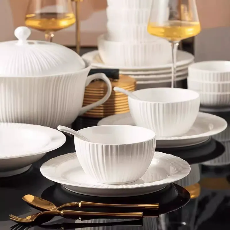 Porcelain Dinnerware Set tableware view 4