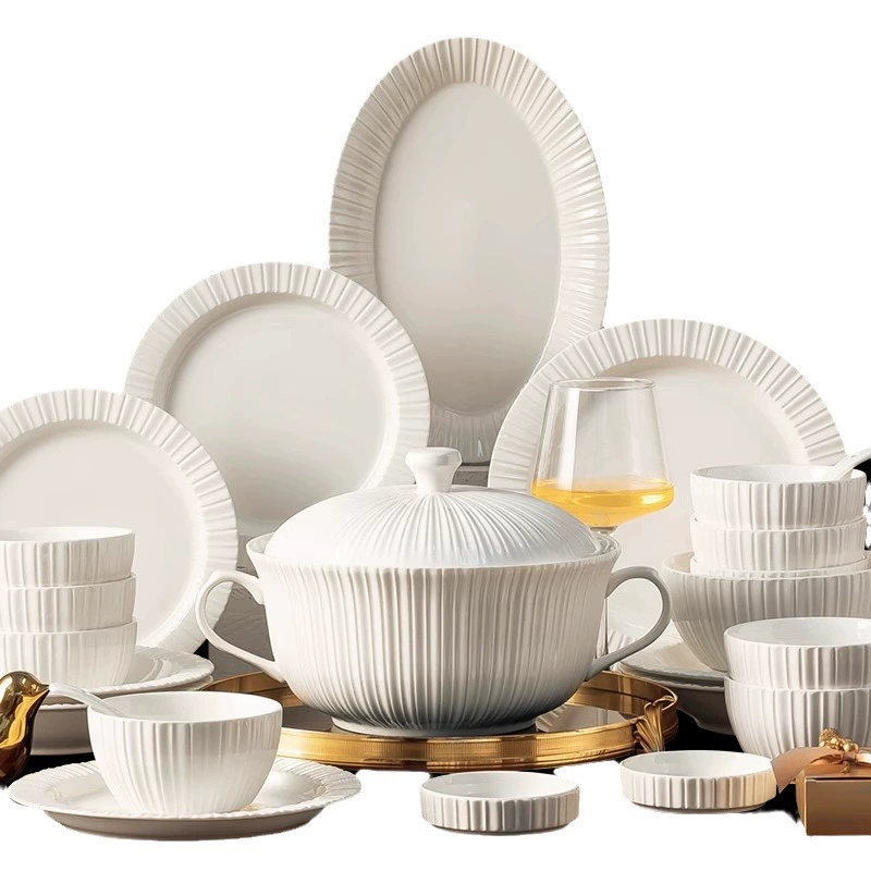 Porcelain Dinnerware Set tableware view 5