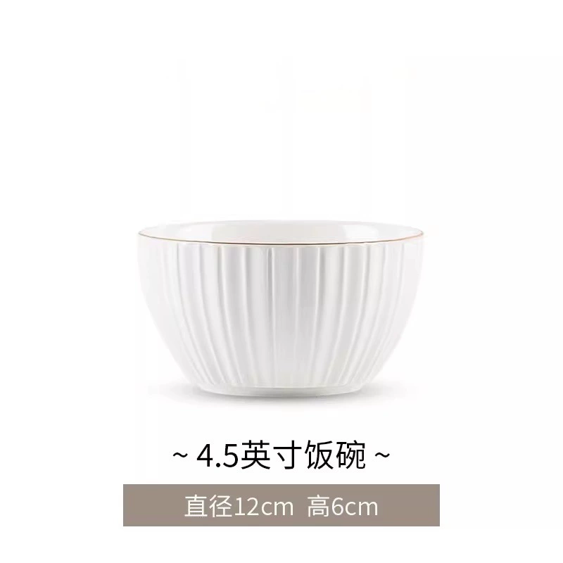 Porcelain Rice Bowl tableware view 6