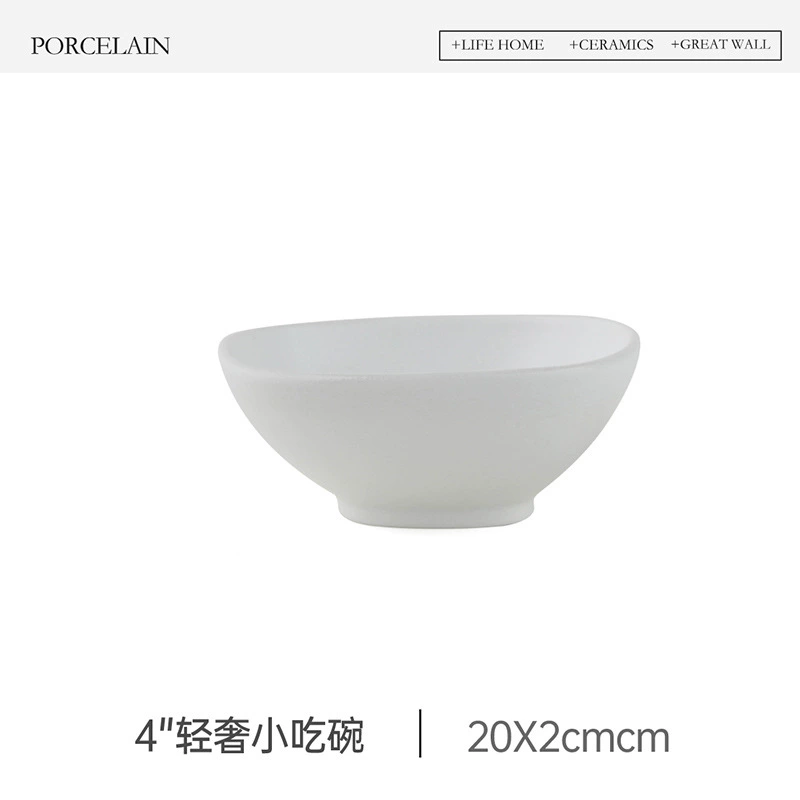 Nordic Ceramic Salad Bowl tableware view 6