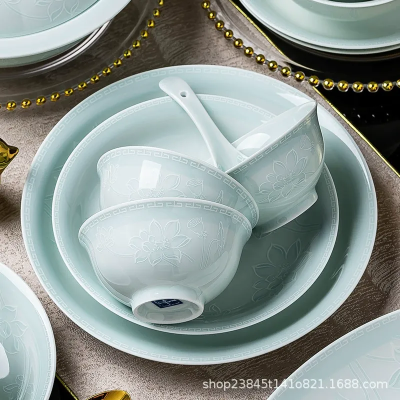 Porcelain Dinnerware Set tableware view 2