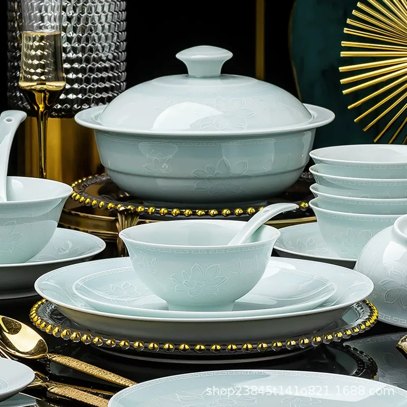 Porcelain Dinnerware Set tableware view 3