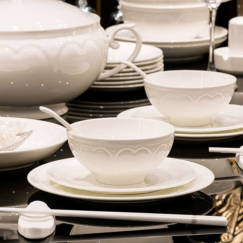 Porcelain Soup Bowl tableware view 2