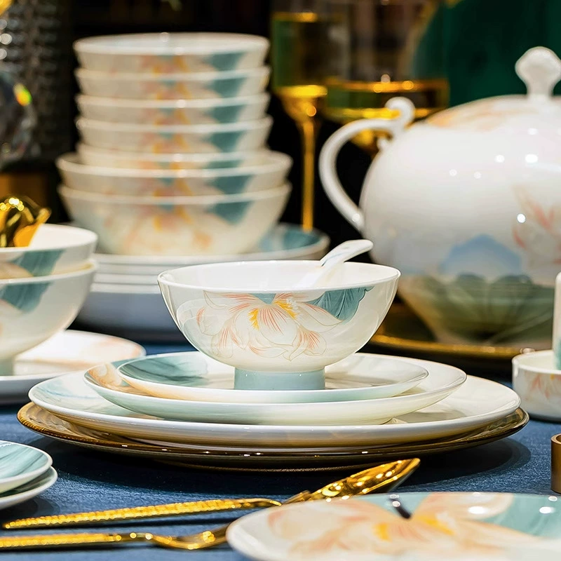 Bone China Dinnerware Set tableware view 3