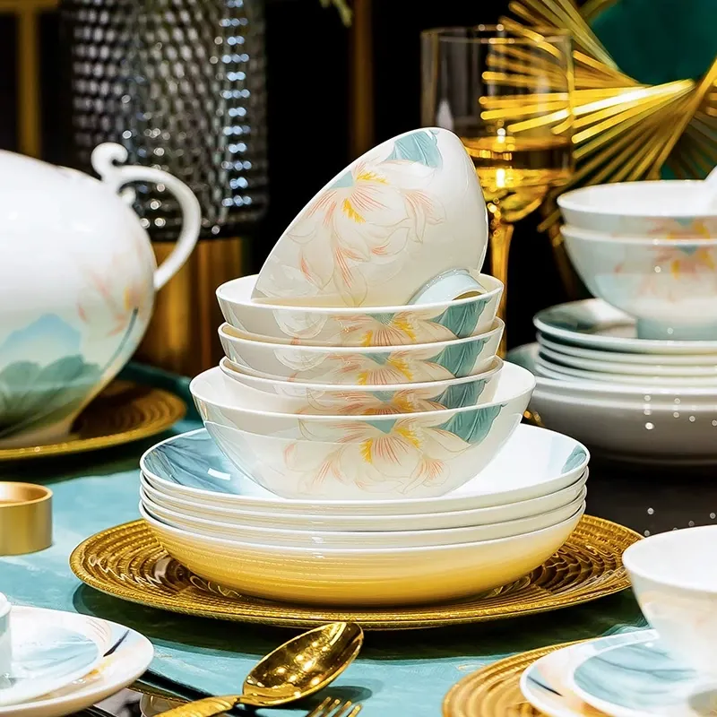 본차이나 밥그릇 tableware view 2