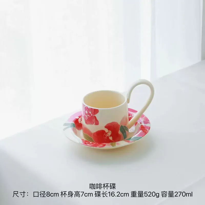 アイリスデザイン陶器コーヒーカップ＆ソーサーセット tableware view 6