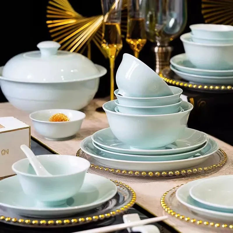 Porcelain Dinnerware Set tableware view 3