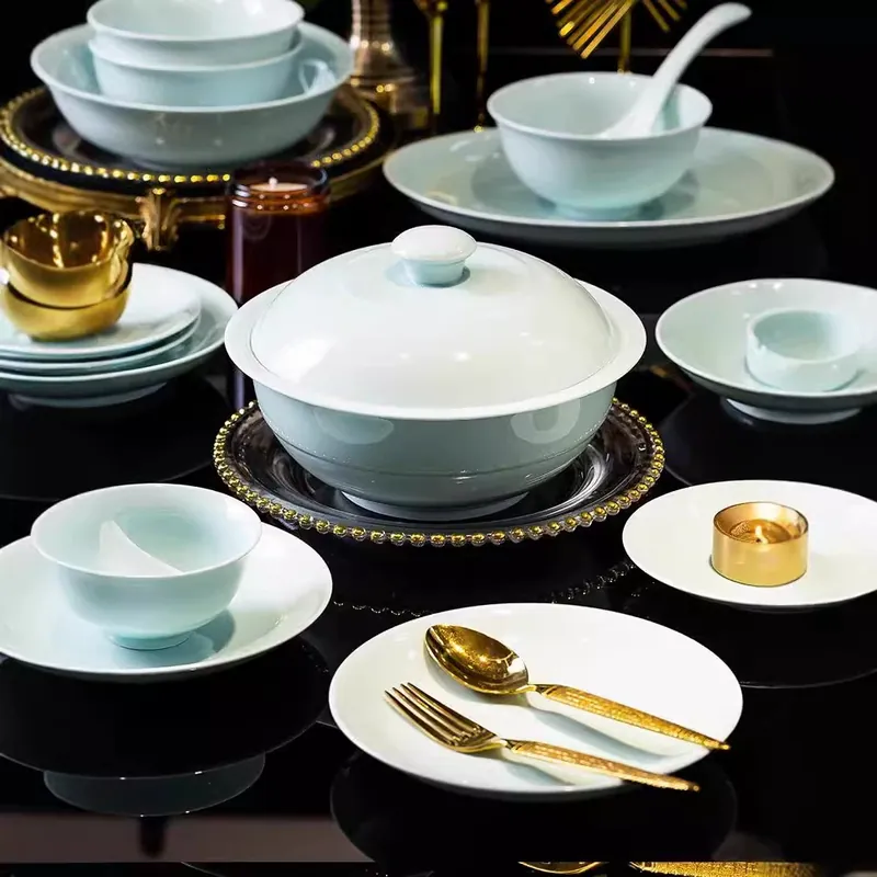 Porcelain Dinnerware Set tableware view 4