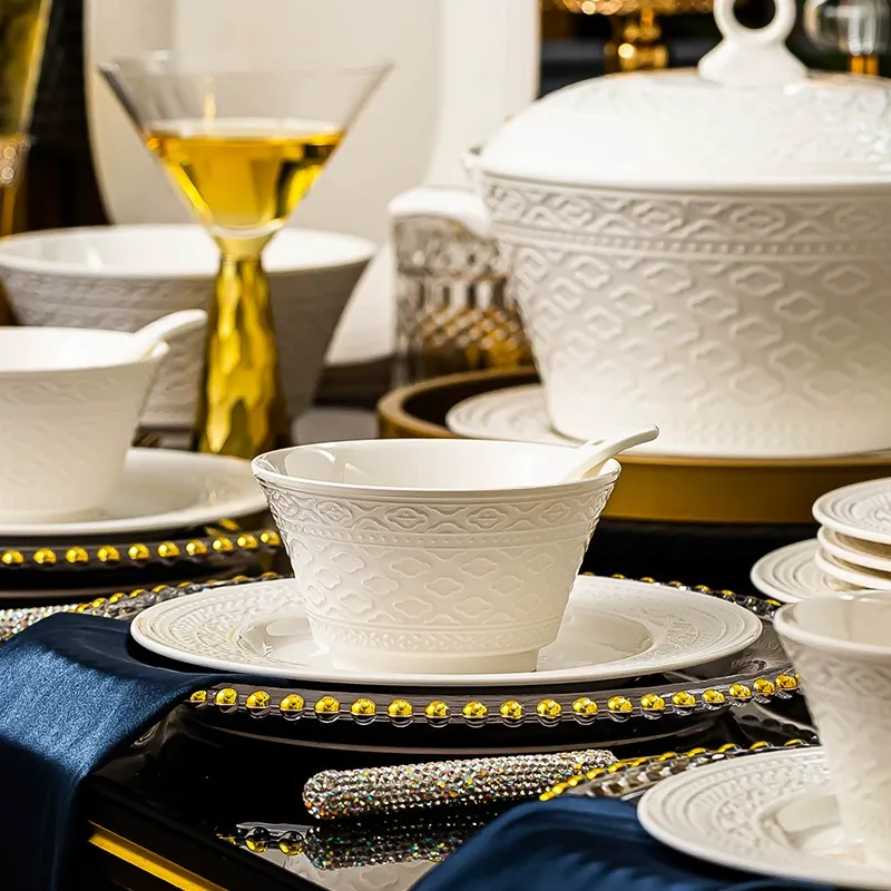 Porcelain Dinnerware Set tableware view 4