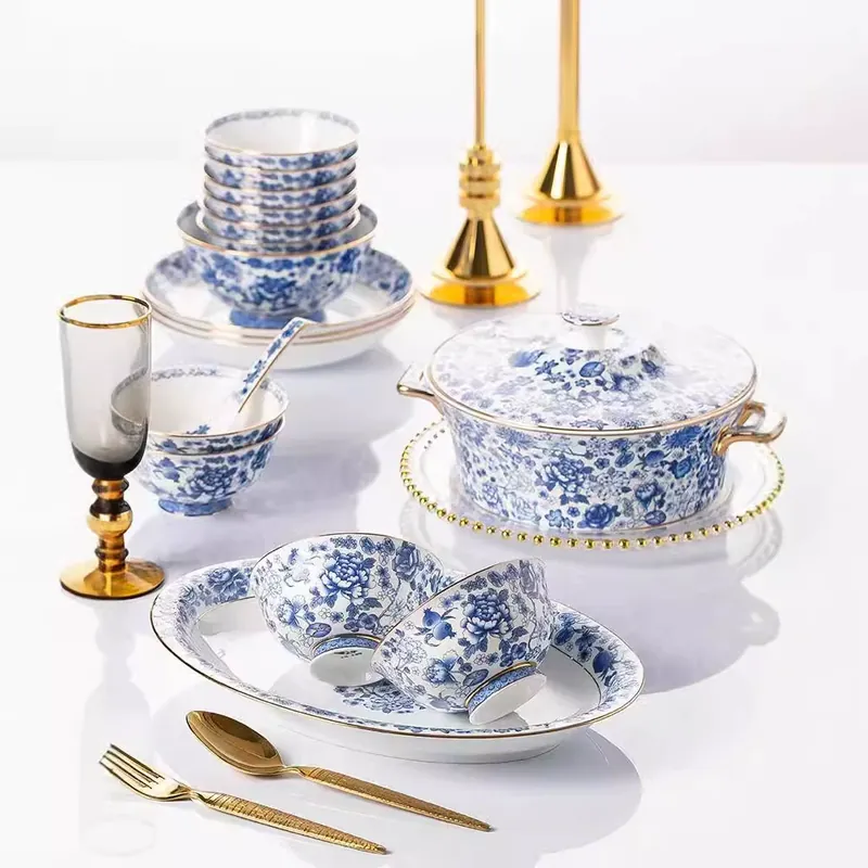 Bone China Dinnerware Set tableware view 2