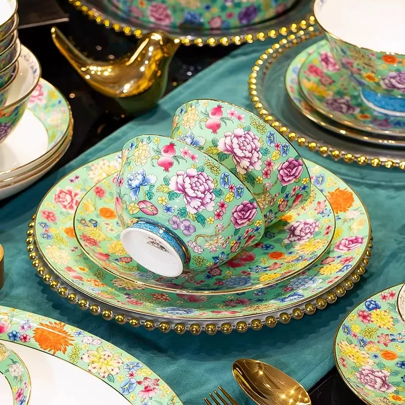 Bone China Dinnerware Set tableware view 2