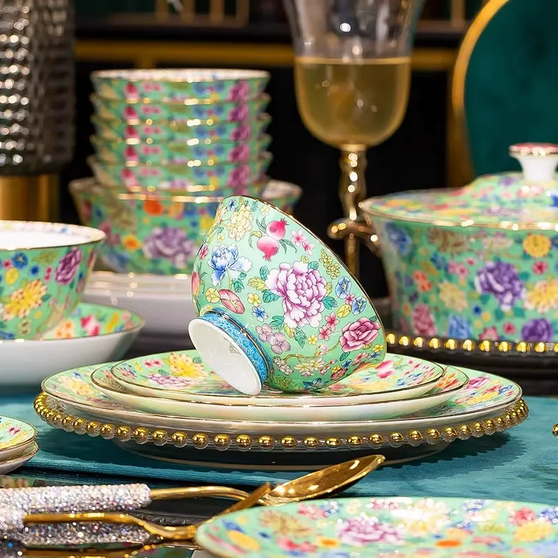 Bone China Dinnerware Set tableware view 3