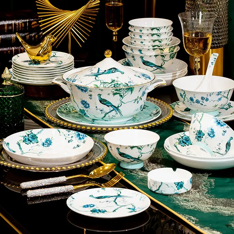 Bone China Dinnerware Set tableware view 2