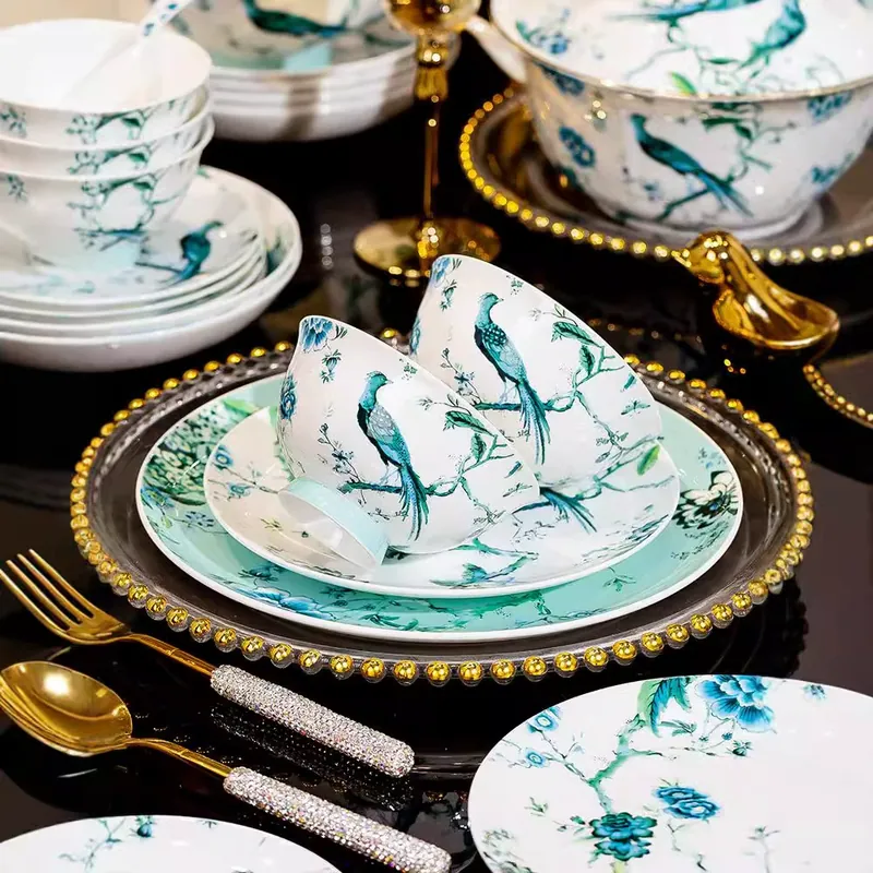 Bone China Dinnerware Set tableware view 3