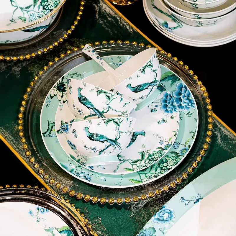 Bone China Dinnerware Set tableware view 4