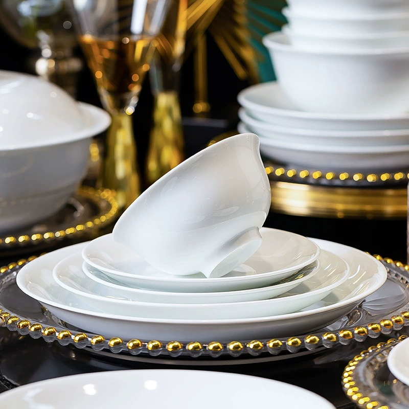 Tigela de arroz de porcelana