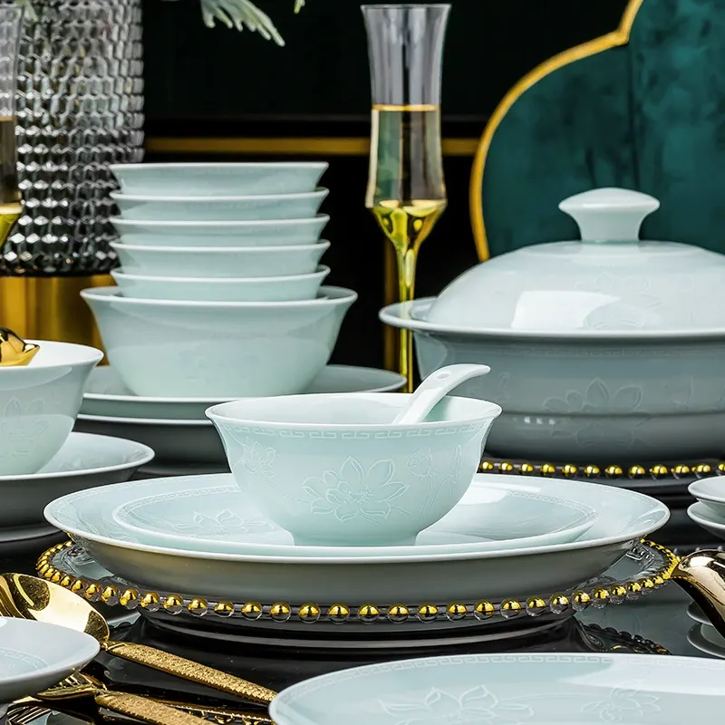Porcelain Dinnerware Set tableware view 4
