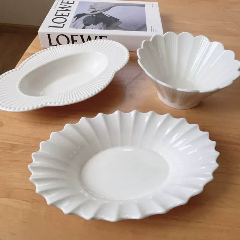 Japanese Style Ceramic Bowl and Plate Set