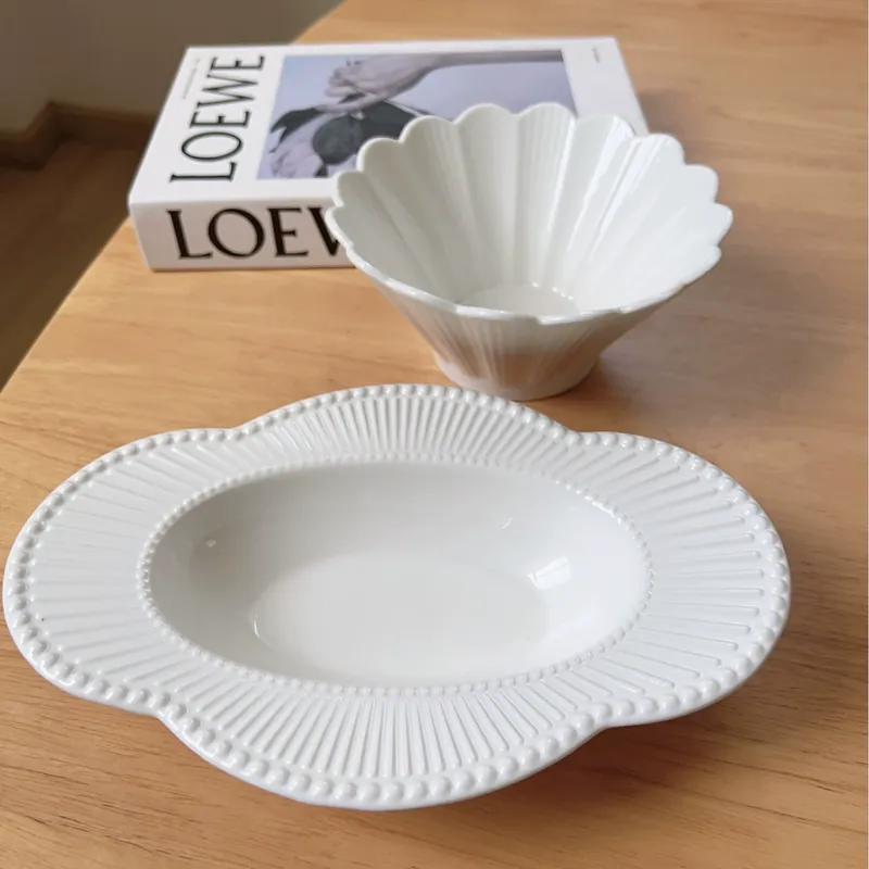 일본식 세라믹 볼 & 플레이트 세트 tableware view 3